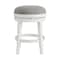 Alaterre Furniture Clara Swivel Counter Height Stool, White ANCL03FDC - alternate 1